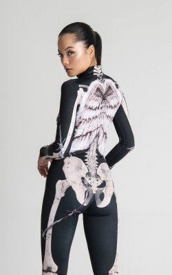Angel Skeleton Halloween Costume Women, Get Your Spooky Vibes with This Halloween full Body Suit