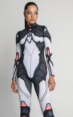 Droid Costume, Festival Outfit, Cosplay Costume for Women: Unleash Your Inner Robot with Our Futuristic Droid Costume