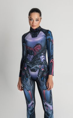 Cosplay Cyborg Armor Costume, Robot Bodysuit - Unleash Your Inner Machine! Sci-Fi Cosplay