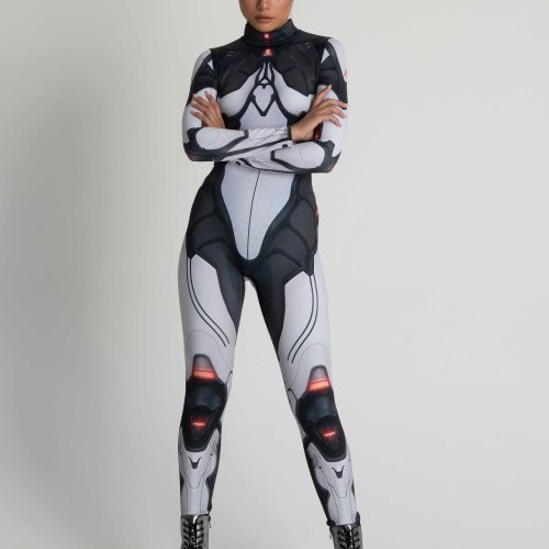 Droid Costume, Festival Outfit, Cosplay Costume for Women: Unleash Your Inner Robot with Our Futuristic Droid Costume