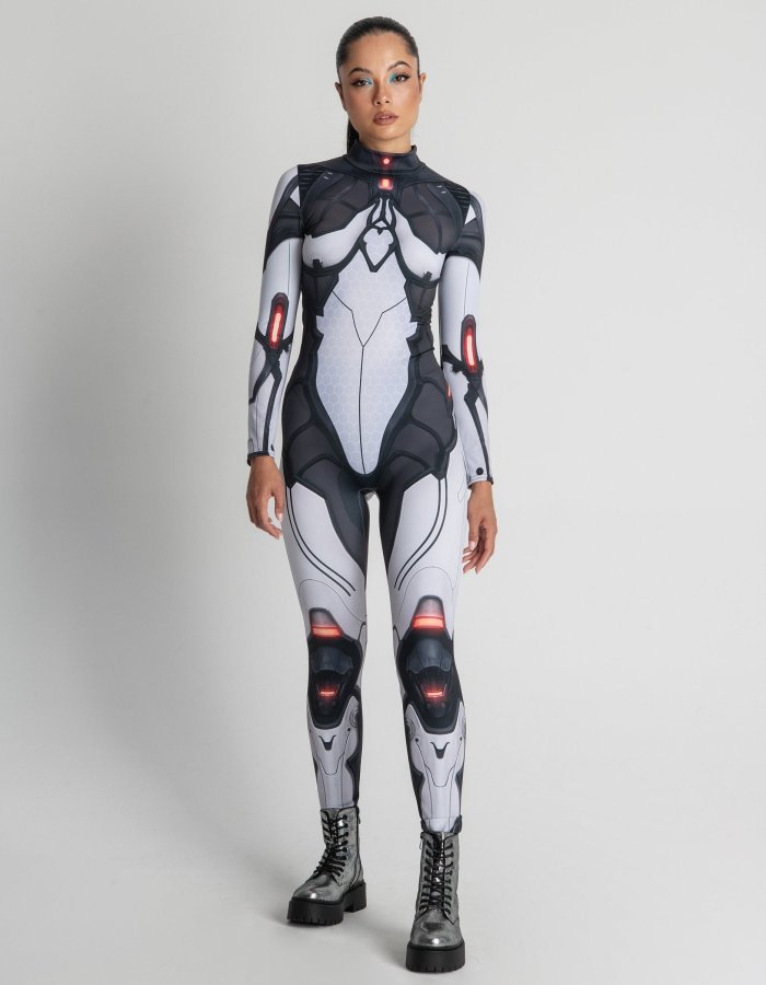 Droid Costume, Festival Outfit, Cosplay Costume for Women: Unleash Your Inner Robot with Our Futuristic Droid Costume